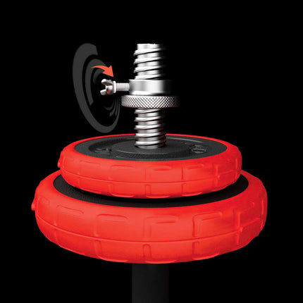 Regulējamas gumijotas hanteles 20 kg