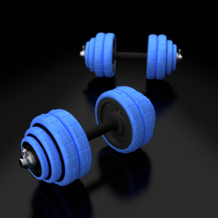 Regulējamas gumijotas hanteles 30 kg