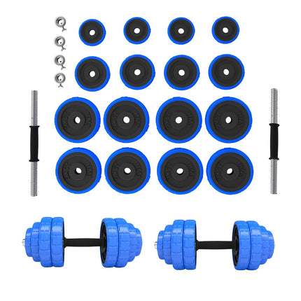 Regulējamas gumijotas hanteles 30 kg