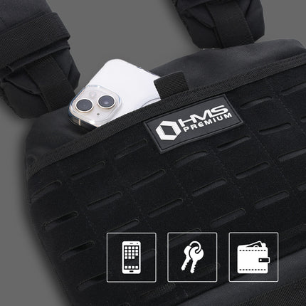 Regulējama taktiskā svara veste, 13,5 kg