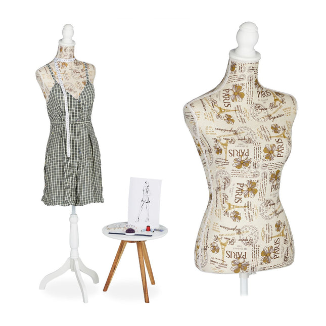 Regulējams Tailors Dummy - augstumā regulējams manekens