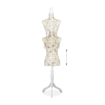 Regulējams Tailors Dummy - augstumā regulējams manekens