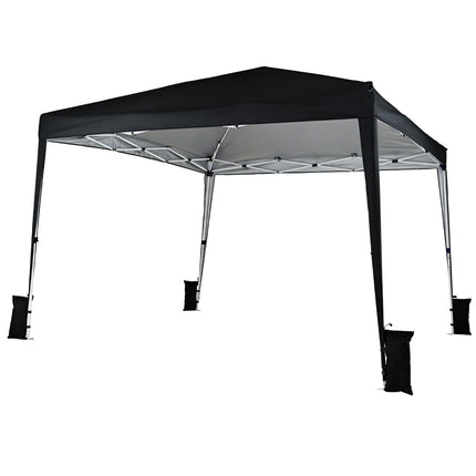 Regulējama, ūdensnecaurlaidīga, izbīdāma lapene, 3x3m, melna