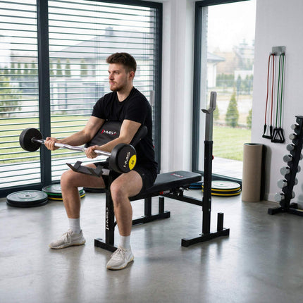 Regulējams svaru sols, Preacher Curl, Kāju trenažieris