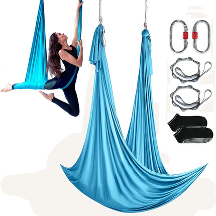 Aerial Yoga Hammock, 5.5 Yards Nylon Kit With Hardware