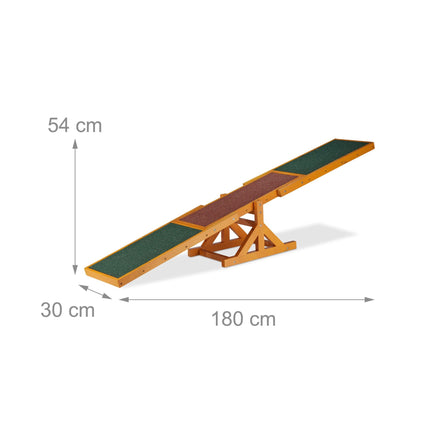 Suņu veiklība Seesaw