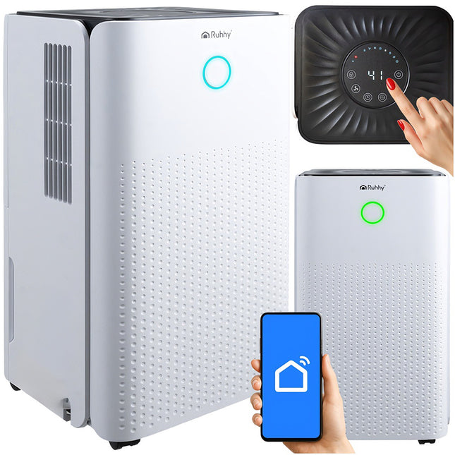 Gaisa sausinātājs, 12 l/dienā, WiFi, taimeris, mitruma regulators