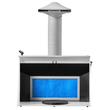 Airbrush Spray Booth, Dual Fans, LED Lights, Exhaust Hose
