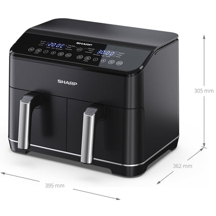 Airfryer Double 2X4L 2X1800W - AF-GD82AE-B