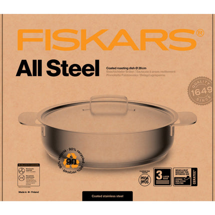 All Steel oven pan 28 cm