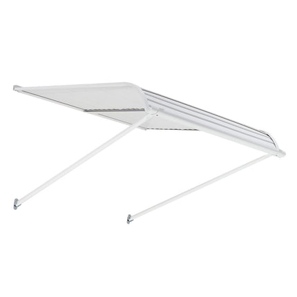 Aluminum Door Awning 40 x 42 In, Rain Sun Snow Shield