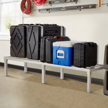 Aluminum Dunnage Rack, 60 x 20 in, 1800 lb Capacity