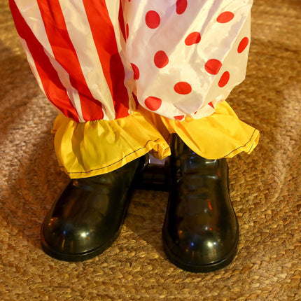 Animatronic Halloween Clowns 180 cm with Red LED Eyes, Stacked, Sound Activated