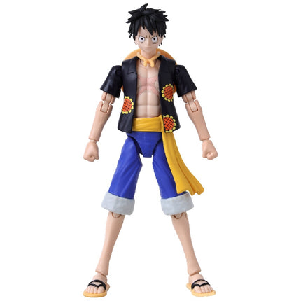 Anime varoņu figūriņa ar aksesuāriem, 16 cm - Monkey D. Luffy (Dressrosa versija)
