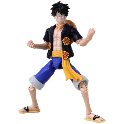 Anime varoņu figūriņa ar aksesuāriem, 16 cm - Monkey D. Luffy (Dressrosa versija)