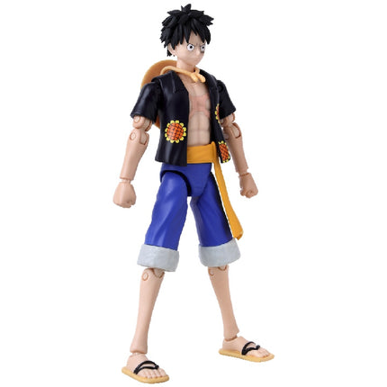 Anime varoņu figūriņa ar aksesuāriem, 16 cm - Monkey D. Luffy (Dressrosa versija)