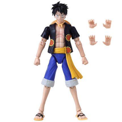 Anime varoņu figūriņa ar aksesuāriem, 16 cm - Monkey D. Luffy (Dressrosa versija)