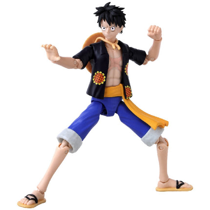 Anime varoņu figūriņa ar aksesuāriem, 16 cm - Monkey D. Luffy (Dressrosa versija)