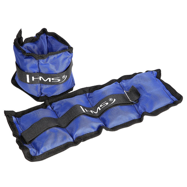 Potīšu un plaukstas locītavu atsvari, zili, 2 x 0,7 kg