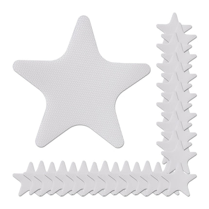 Anti-Slip Starfish Stickers, 30-Pack, Transparent