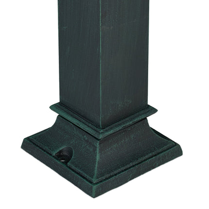 Antīka dārza strūklaka ar zelta krānu, 80 cm