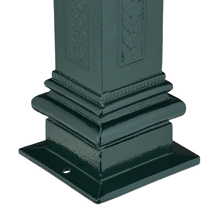 Antīka metāla kolonnas strūklaka, 47 cm