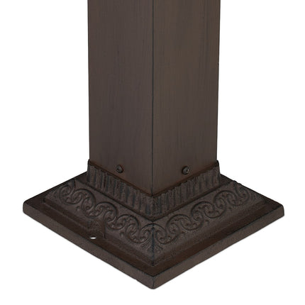 Antīka metāla dārza strūklaka ar krānu, 81 cm