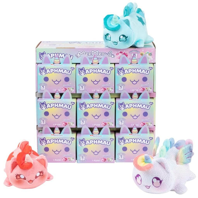 Aphmau Meemeow noslēpumainā plīša rotaļlieta "Vienradzis", 15 cm