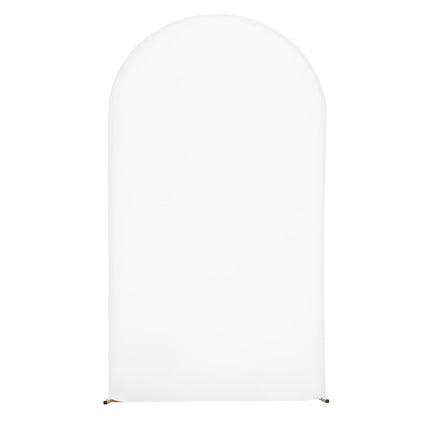 Arch Backdrop Stand 7.2 x 4 Ft, Gold Metal, With Cover