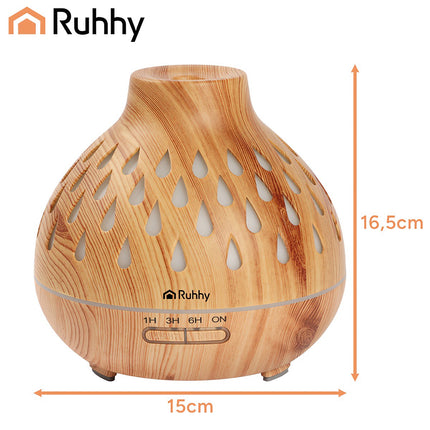 Aroma difuzora mitrinātājs 400ml ar LED gaismu
