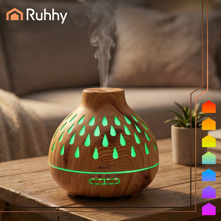 Aroma difuzora mitrinātājs 400ml ar LED gaismu
