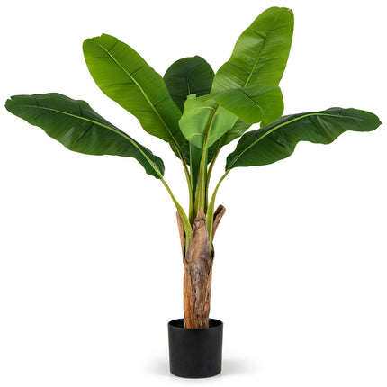 Mākslīgo banāna lapu augu komplekts, 107 cm, PEVA, 2 gab.