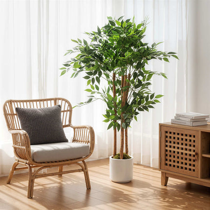 Mākslīgais banjana koks 120 cm, masīvkoka stumbrs