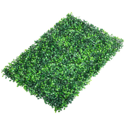 Artificial Boxwood Hedge Wall Panels, 12-Pack, UV 24x16 In