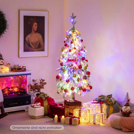 Mākslīgā Ziemassvētku eglīte 150 cm, pūkaina, 160 LED