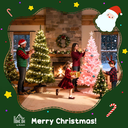 Artificial Christmas Tree, 150cm Snowy Pine, 1162 Branches