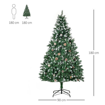 Mākslīgā Ziemassvētku eglīte, 180 cm, reālistiska priedes imitācija