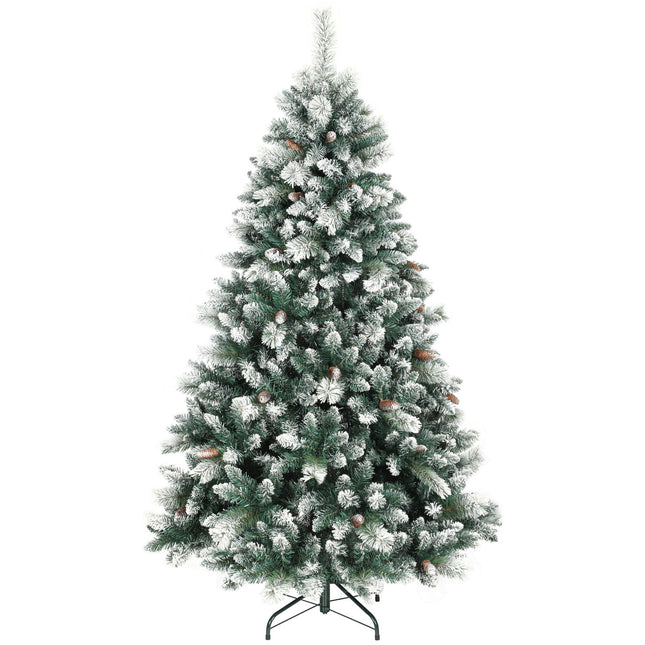Mākslīgā Ziemassvētku eglīte 180 cm, Sniegbaltīte, 1000 gali, 34 konusi