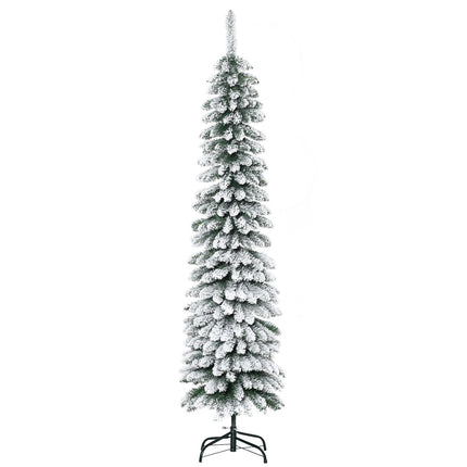 Mākslīgā Ziemassvētku eglīte, 180 cm, Sniegbalti zari, Lietošanai iekštelpās