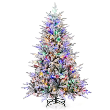 Mākslīgā Ziemassvētku eglīte, 186 cm, 260 LED gaismiņas, 8 režīmi