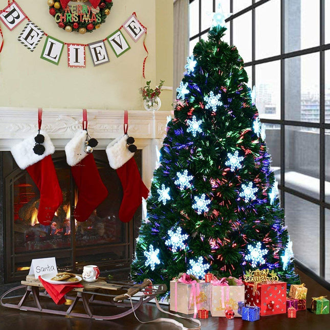 Mākslīgā Ziemassvētku eglīte 210 cm, 40 LED gaismiņas, statīvs