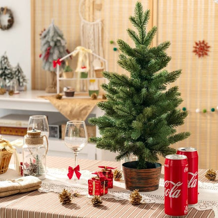 Mākslīgā Ziemassvētku eglīte 60 cm, podā, 50 gali, PE