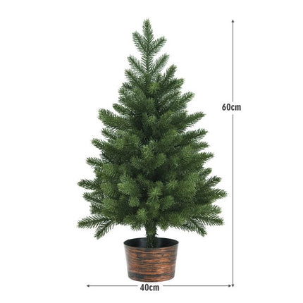 Mākslīgā Ziemassvētku eglīte 60 cm, podā, 50 gali, PE