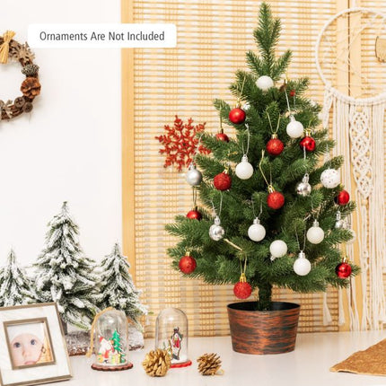 Mākslīgā Ziemassvētku eglīte 60 cm, podā, 50 gali, PE