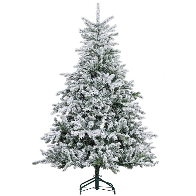 Mākslīgā Ziemassvētku eglīte, Sniegbaltēti Zari, 180 cm, Zaļa