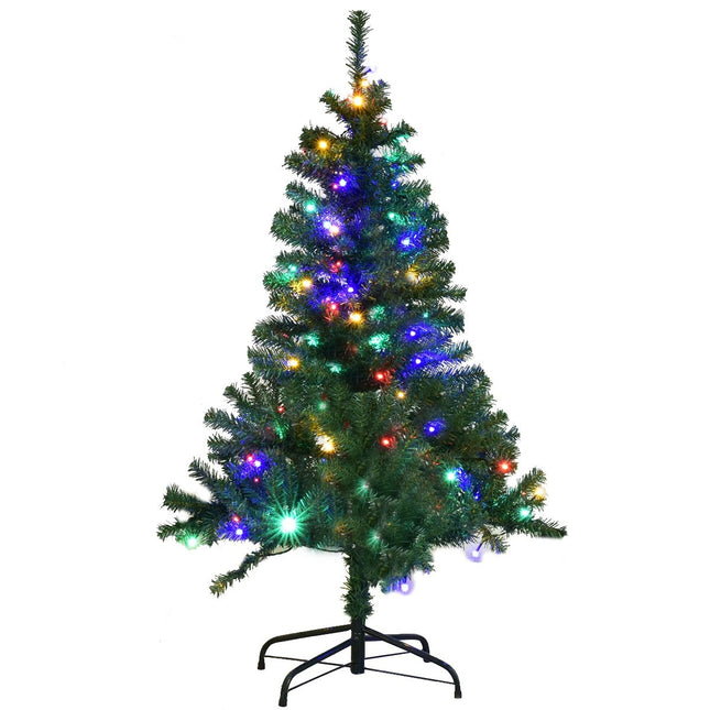 Mākslīgā Ziemassvētku eglīte ar LED gaismiņām, 150 cm