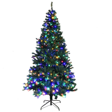 Mākslīgā Ziemassvētku eglīte ar LED gaismiņām, 210 cm