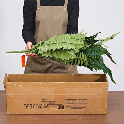 Artificial Ferns, Set of 2, 45-Inch 63-Frond Boston Fern