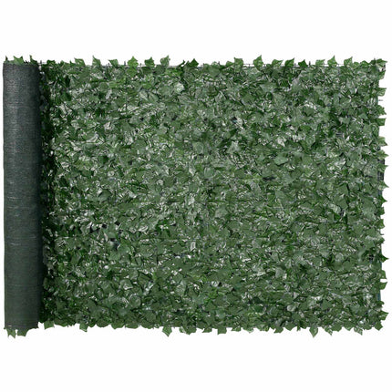 Artificial Ivy Privacy Fence Screen 1.5 x 3 m, Mesh Backing