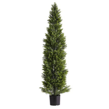 Artificial Topiary Cedar Trees Set of 2, 60 Inch